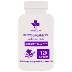 Ostropest plamisty – ekstrakt 80% sylimaryny 400 mg | Detox | 120 kapsułek